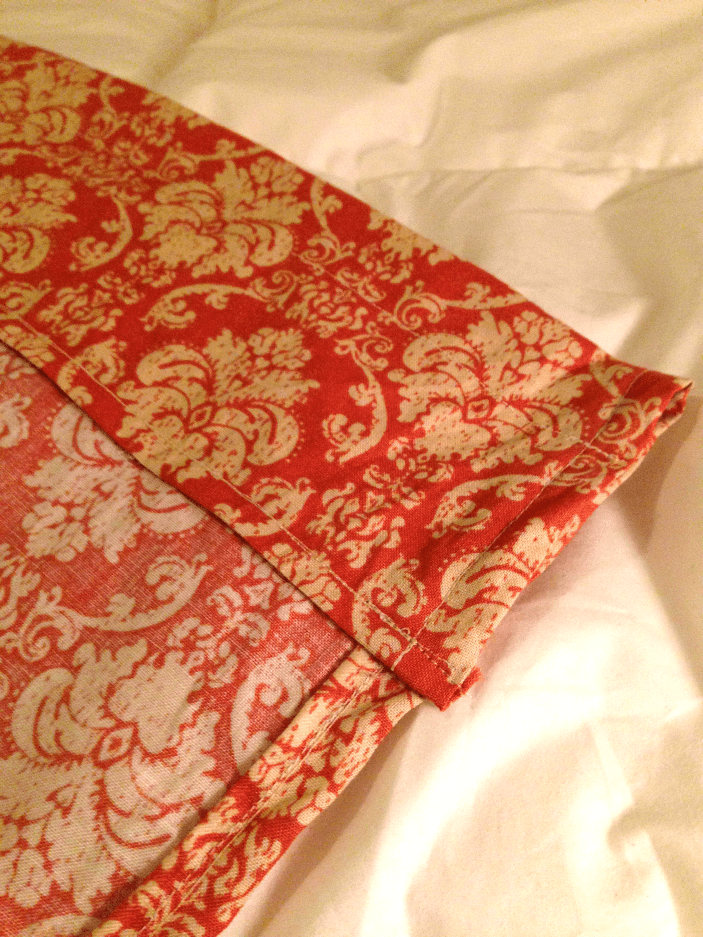 diy curtains rod slot