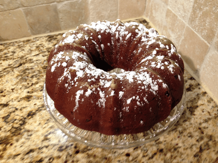 funeral cake on counter