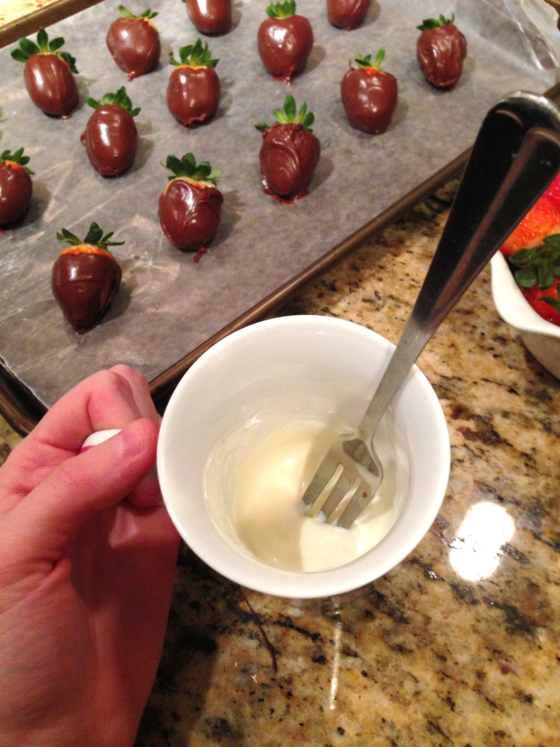 white chocolate in cup