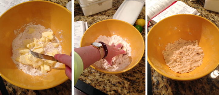 Raspberry Topped Lemon-Lime Squares - Step 1