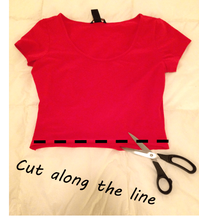 Crop Top Chop - Cut along line