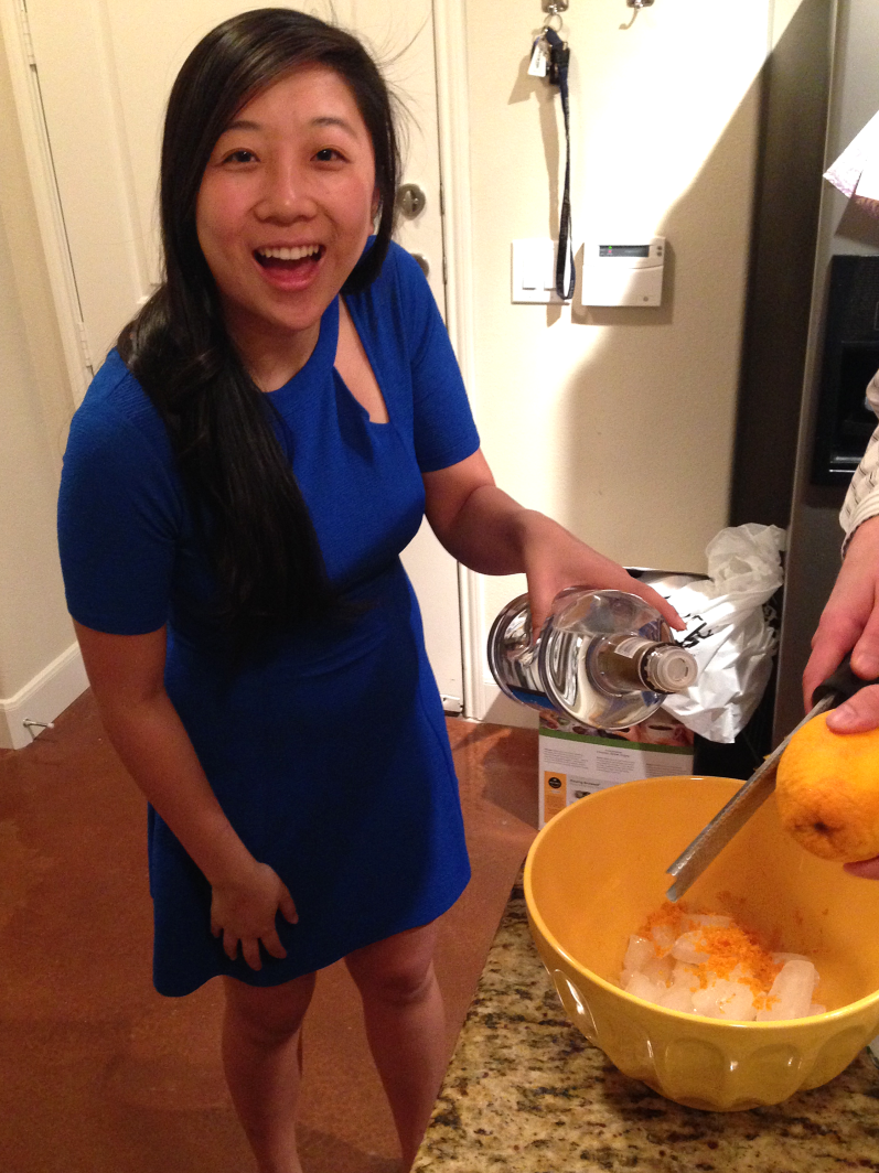 Gin Bucket - pouring gin