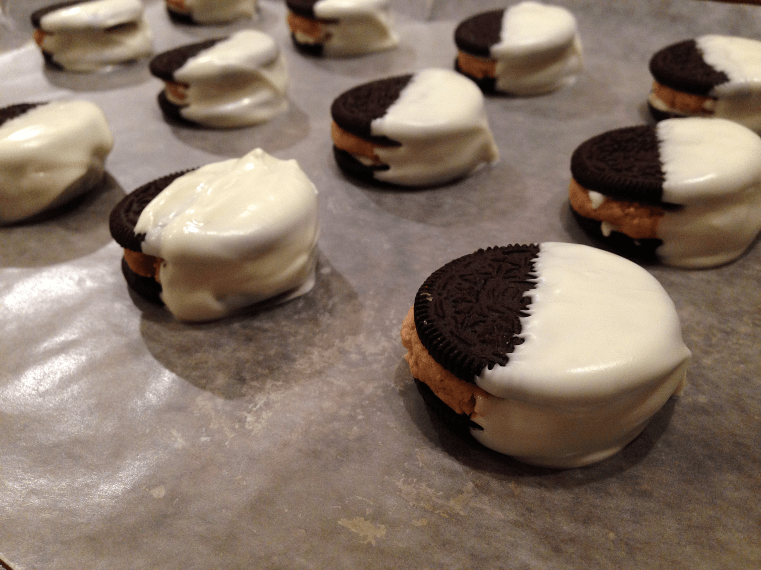 Oreo Reese's - Drying cookies