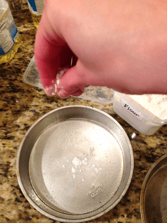 Cake Tip 2 - sprinkle with flour