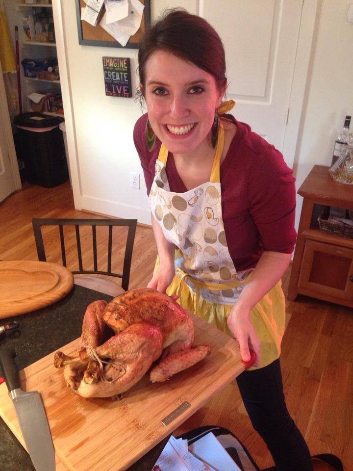 Julia with Turkey