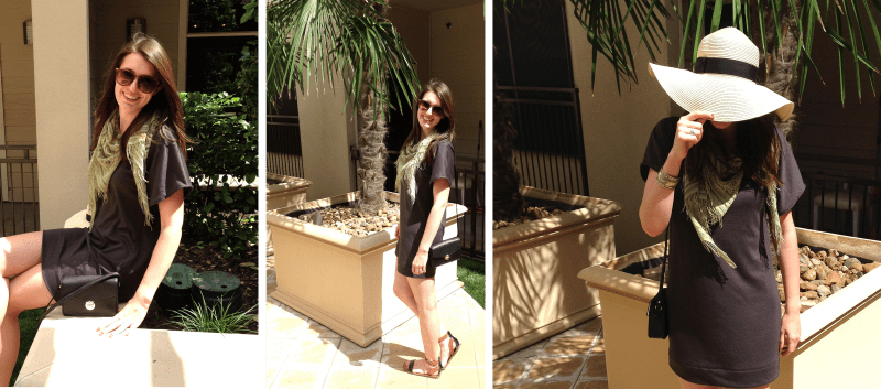 DIY Tee-Shirt Dress from Bunny Baubles Casual style