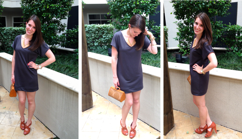 DIY Tee-Shirt Dress from Bunny Baubles Happy hour style