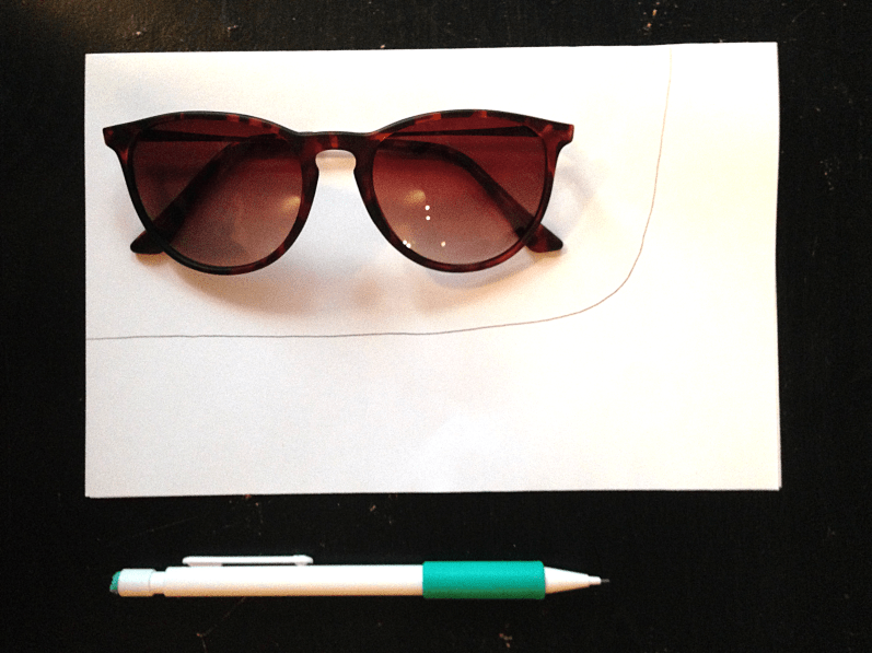 DIY Sunnies Sleeve Step 1 2