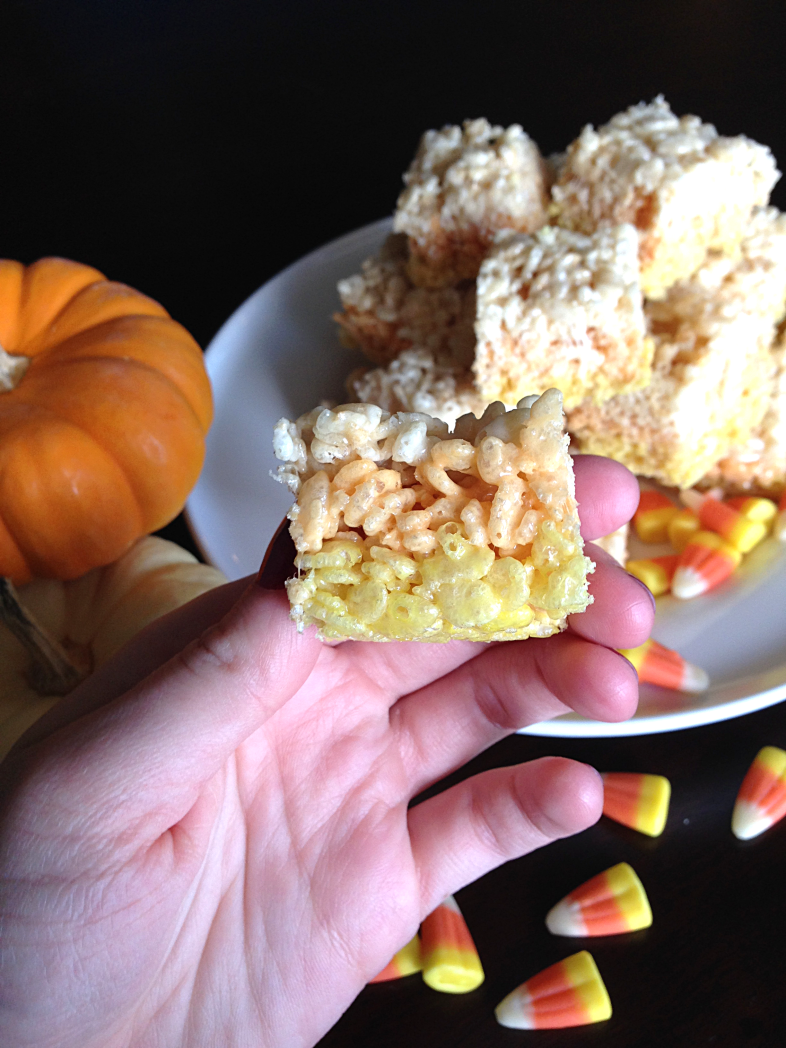Candy Corn Rice Crispy's by Bunny Baubles 6