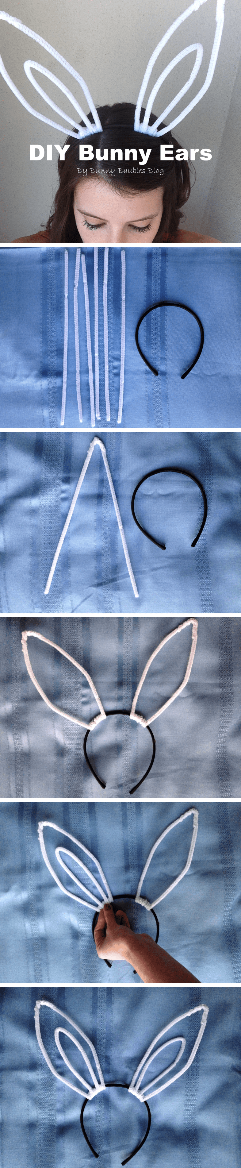DIY Bunny Ears by Bunny Baubles Blog