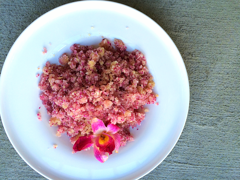 Homemade Floral Body Scrub by Bunny Baubles 5