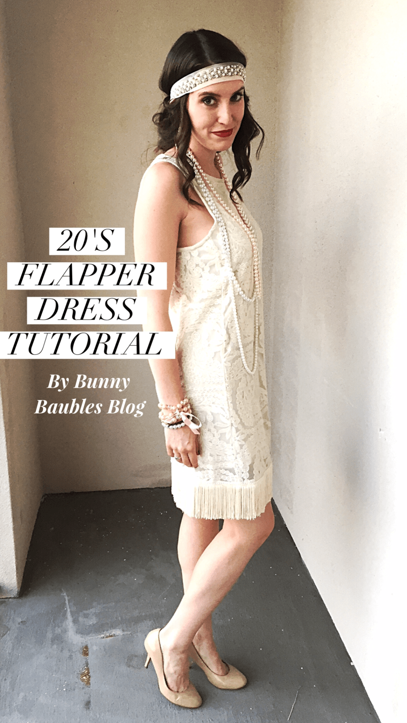 20s Flapper Dress Tutorial by Bunny Baubles Title