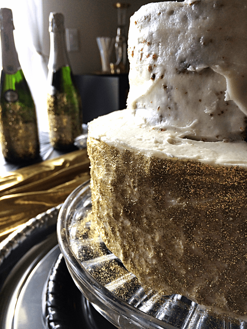 Sparkles and Roses Cake Tutorial by Bunny Baubles Blog 3