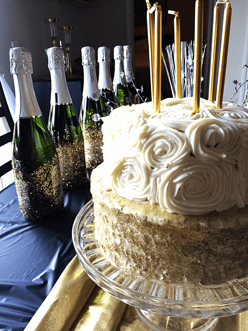 Sparkles and Roses Cake Tutorial by Bunny Baubles Blog 5