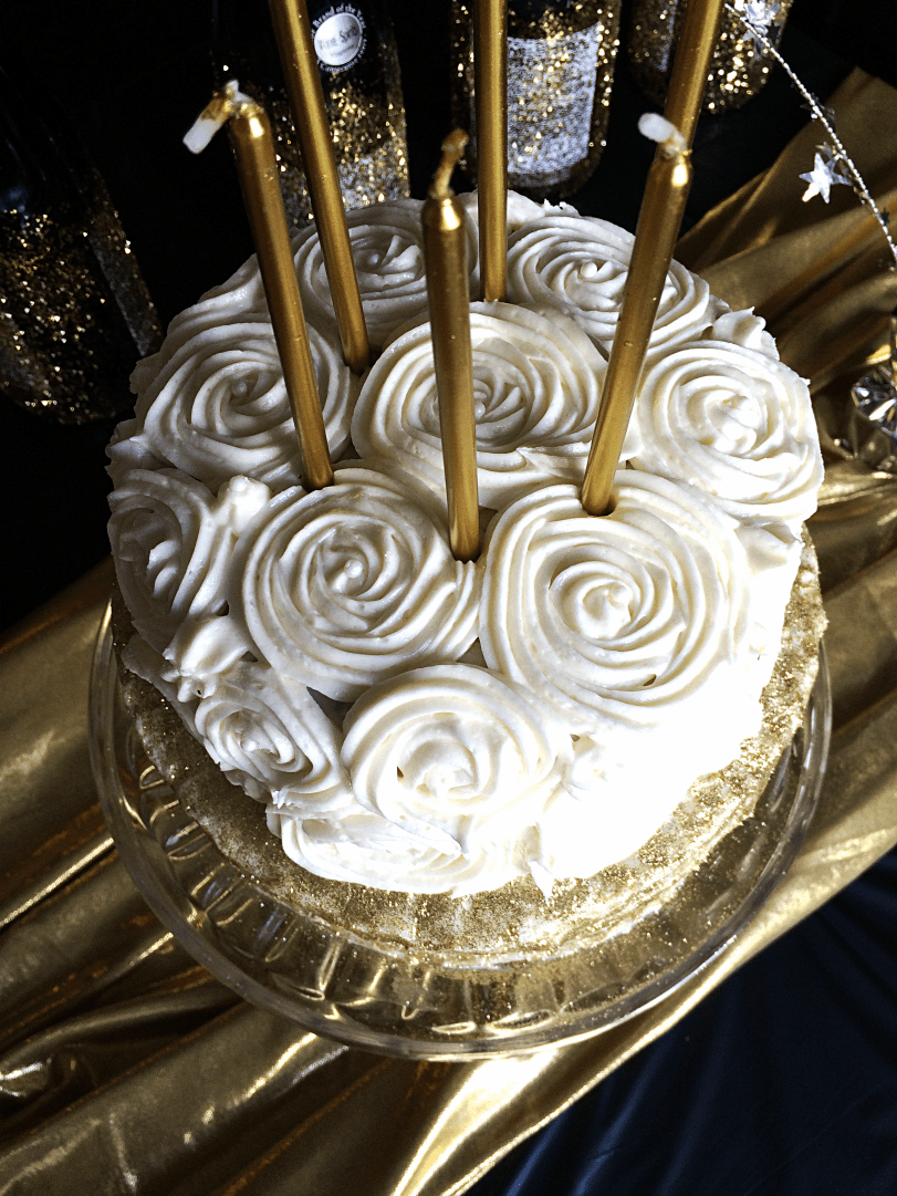 Sparkles and Roses Cake Tutorial by Bunny Baubles Blog 6