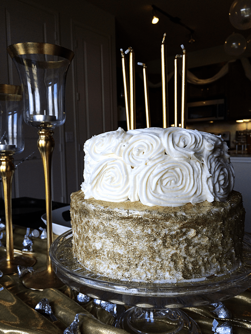 Sparkles and Roses Cake Tutorial by Bunny Baubles Blog 7