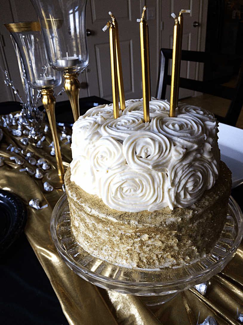 Sparkles and Roses Cake Tutorial by Bunny Baubles Blog 8