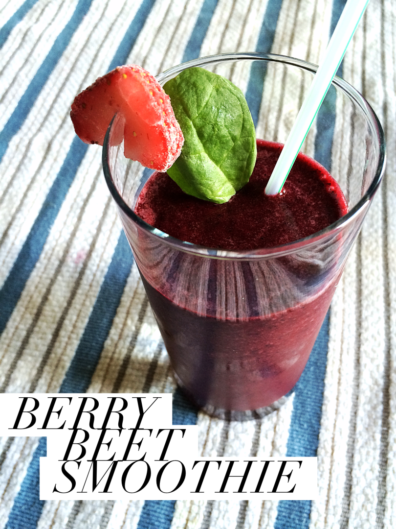 Berry Beet Smoothie by Bunny Baubles Blog