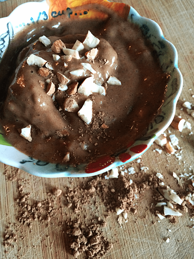 Guilt Free Chocolate Banana Almond Ice Cream by Bunny Baubles Blog 5