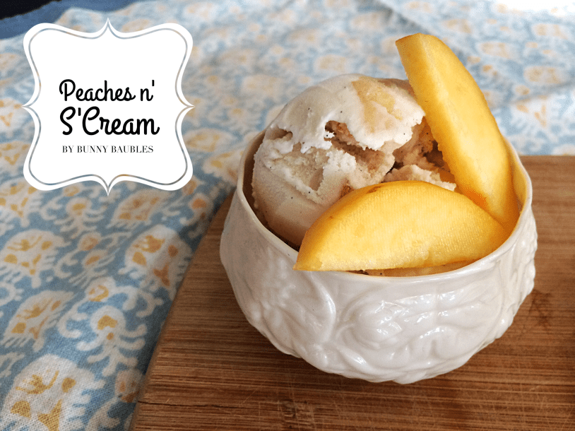 Peaches n' S'Cream Ice Cream by Bunny Baubles