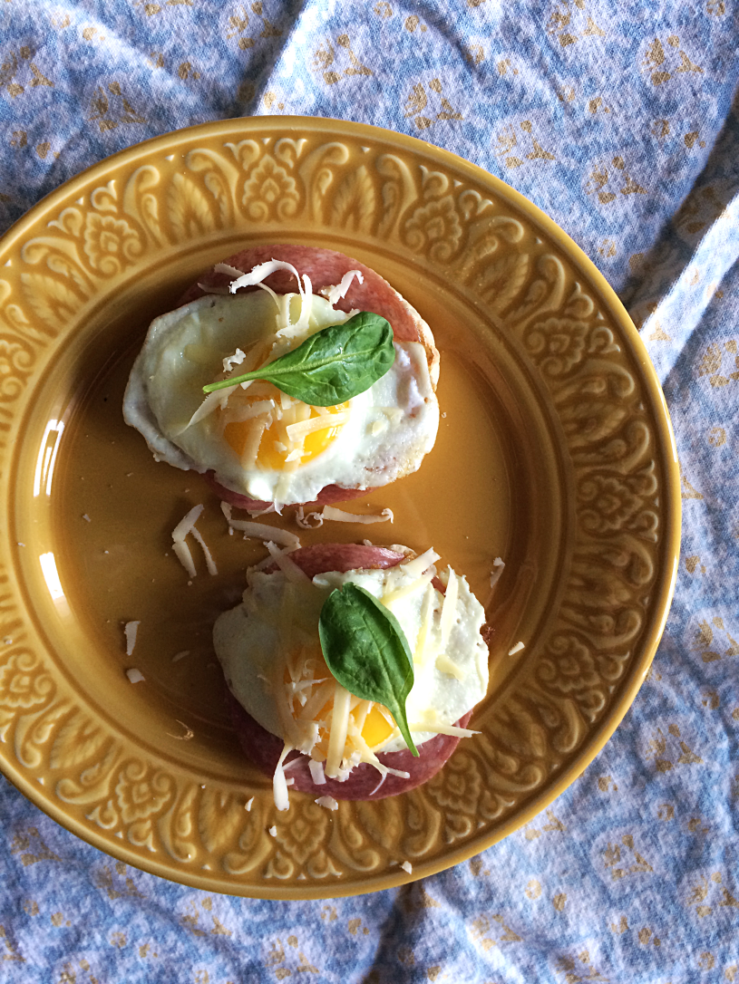 Salami and White Cheddar Egg Sandwich by Bunny Baubles Blog 2