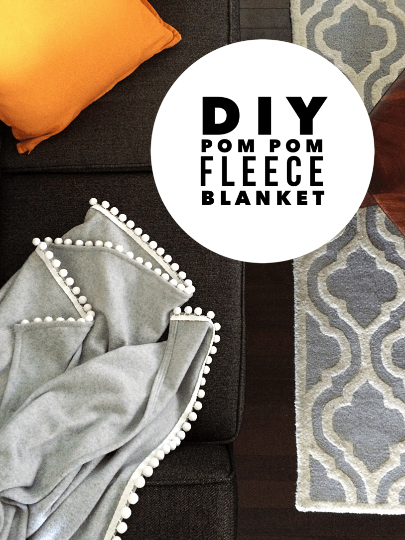 DIY Pom Pom Blanket by Bunny Baubles Blog
