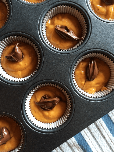 Pumpkin Nutella Swirl Muffins by Bunny Baubles Blog 2