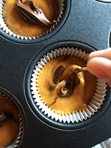 Pumpkin Nutella Swirl Muffins by Bunny Baubles Blog 3