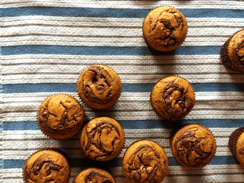 Pumpkin Nutella Swirl Muffins by Bunny Baubles Blog 5