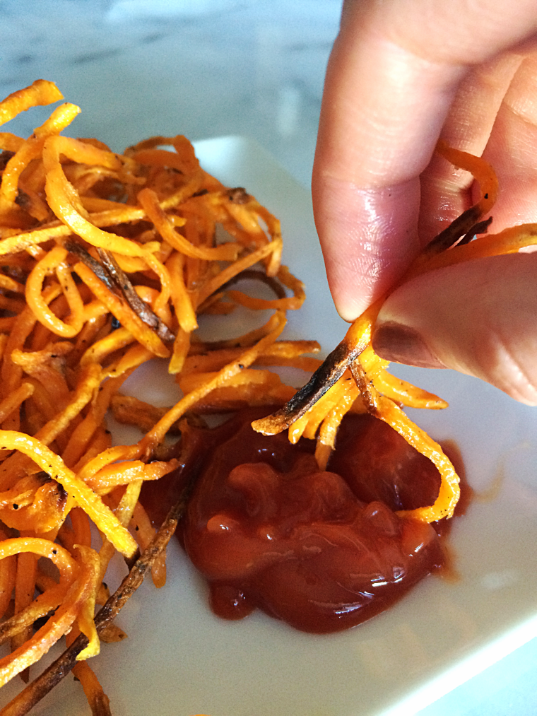 Baked Shoestring Sweet Potato Fries by Bunny Baubles Blog 10