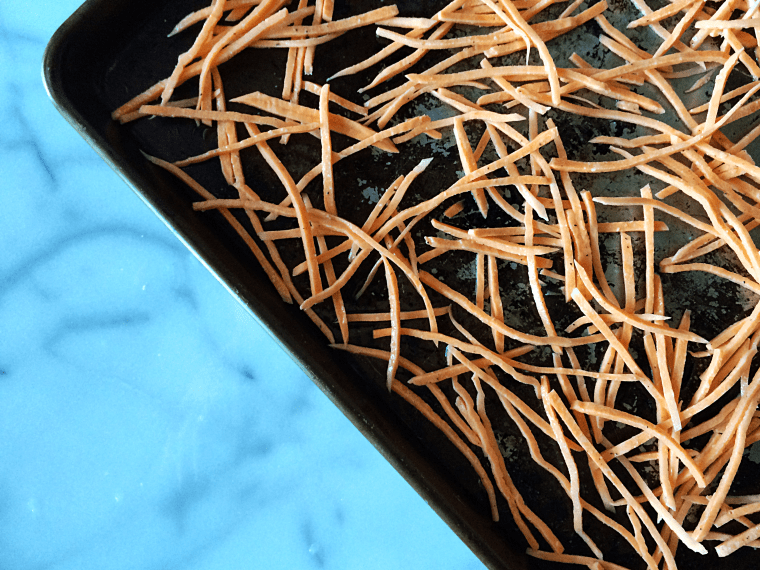 Baked Shoestring Sweet Potato Fries by Bunny Baubles Blog 7