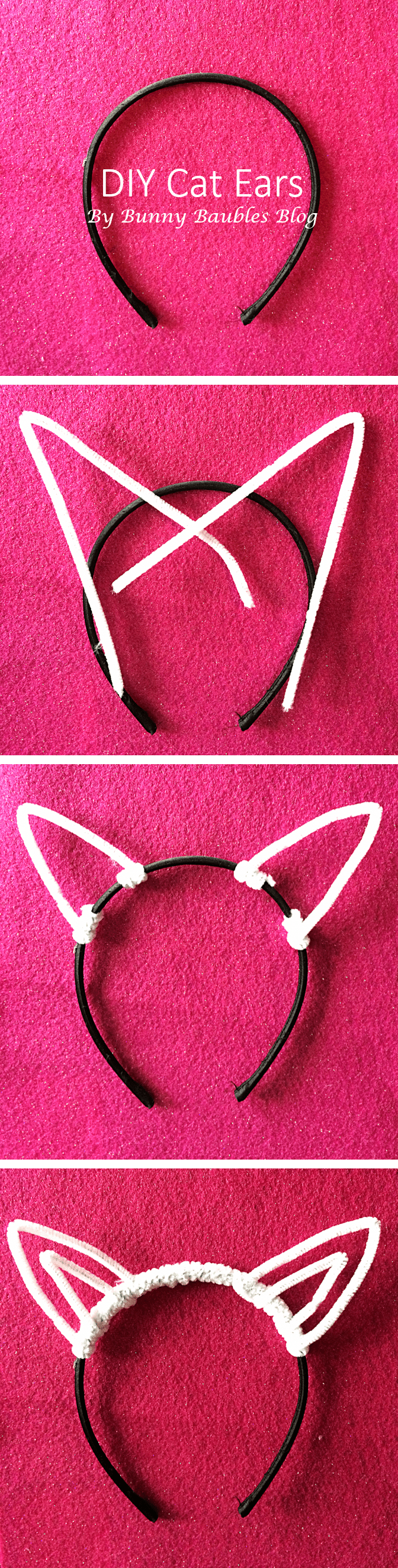 DIY Cat Ears by Bunny Baubles Blog