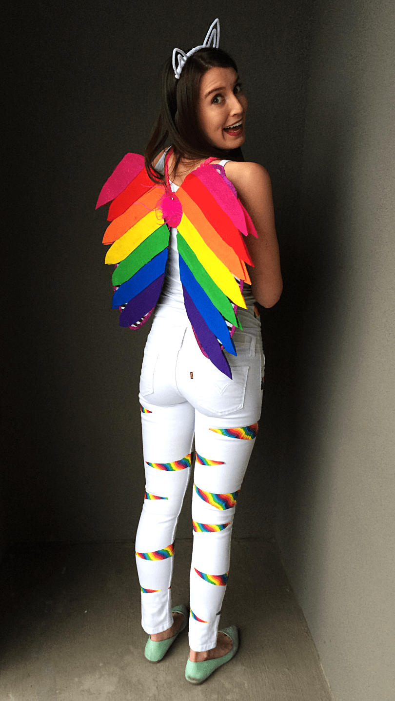 DIY Lisa Frank Rainbow Kitten Costume by Bunny Baubles Blog 3