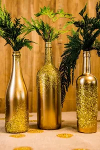 Gold Bottles DIY