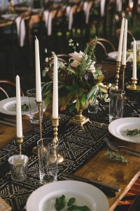 Rustic Table by Junebug Weddings