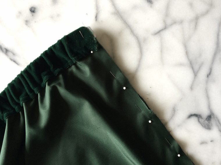 Velvet Off the Shoulder Top Tutorial by Bunny Baubles Blog 2