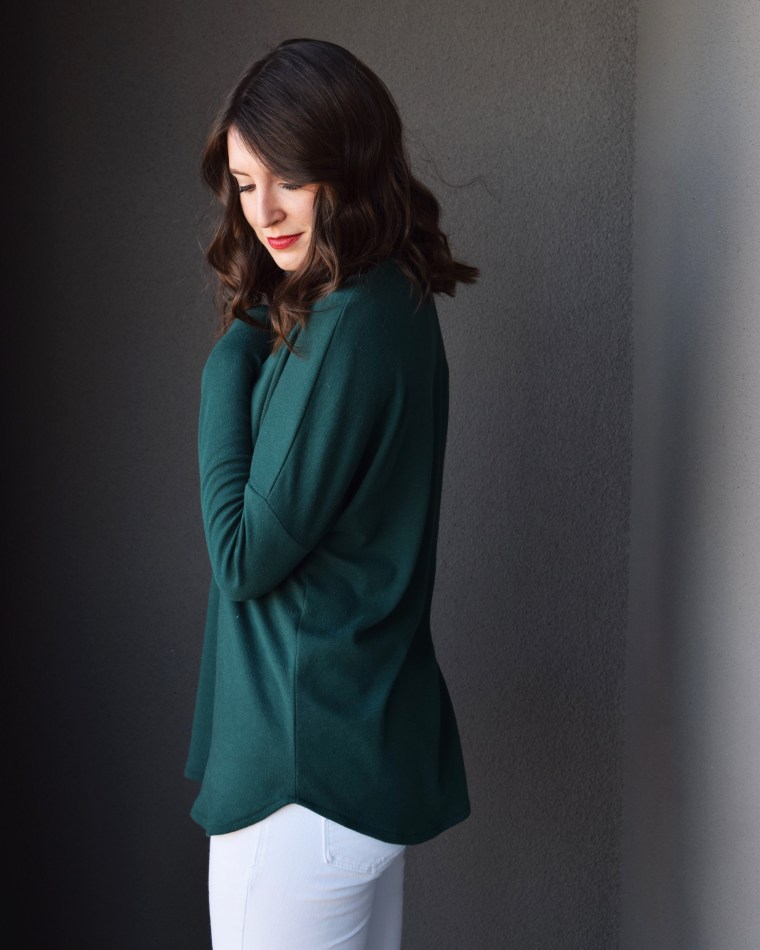 Drop Shoulder Long Sleeve Tee Tutorial by Bunny Baubles 5