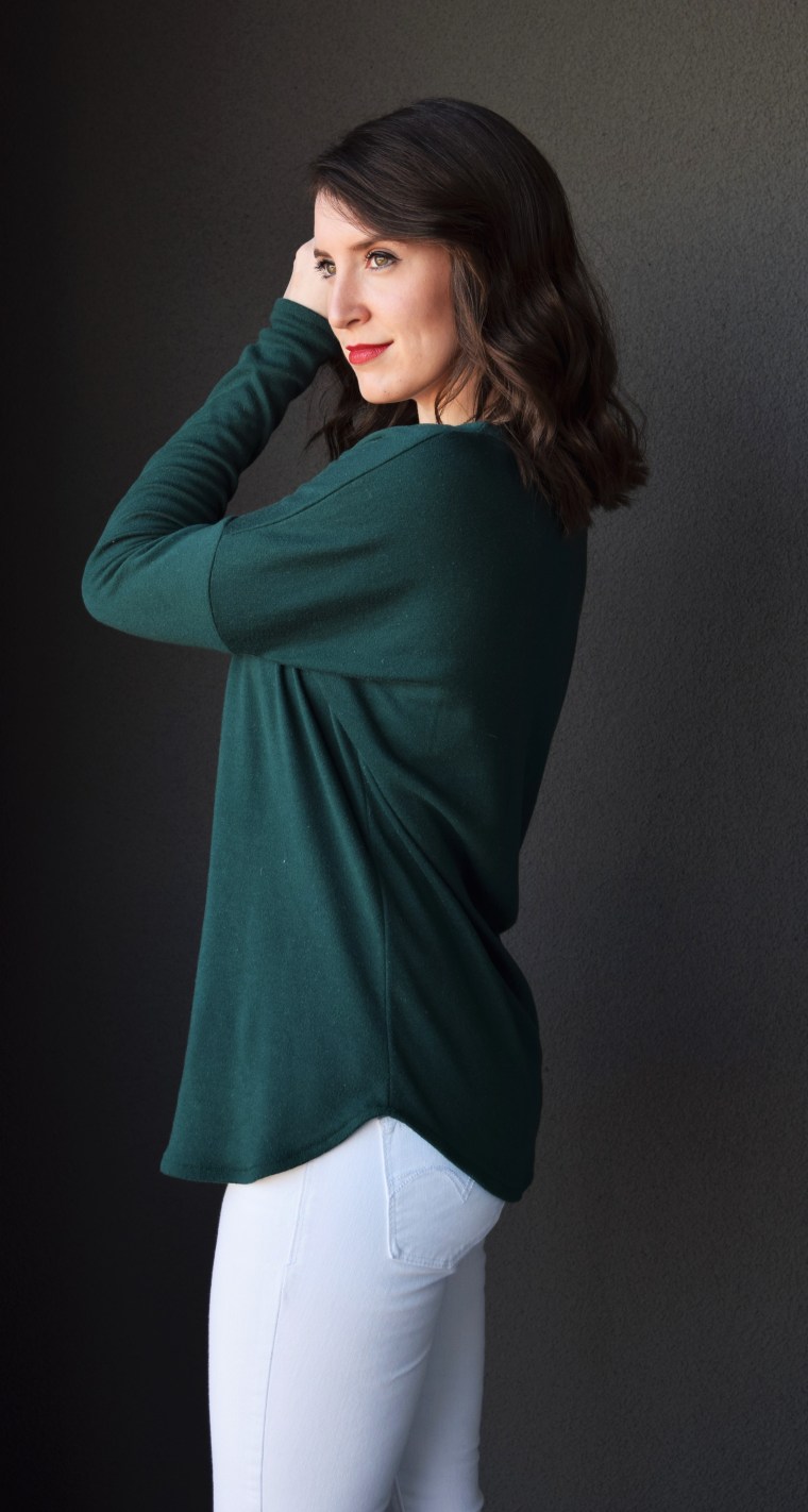 Drop Shoulder Long Sleeve Tee Tutorial by Bunny Baubles 6
