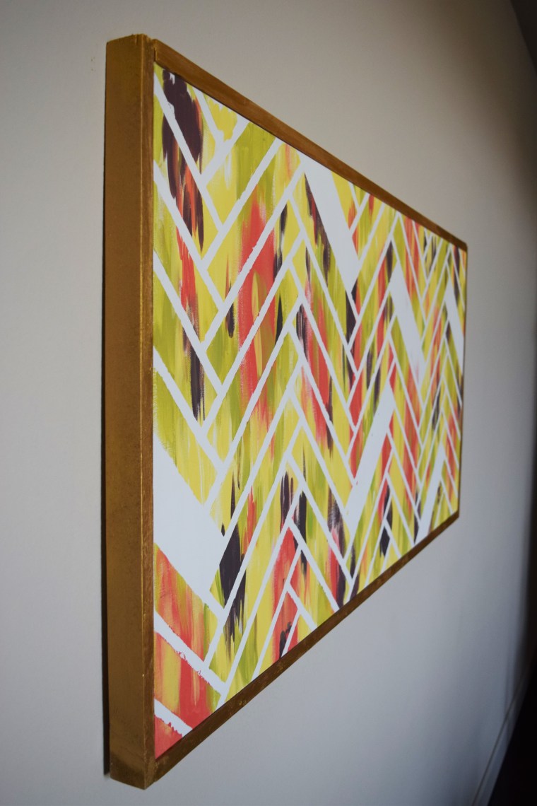 DIY Canvas Picture Frame by Bunny Baubles Blog 8