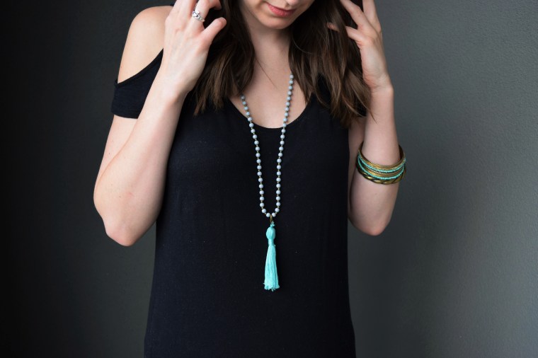 DIY Tassel Necklace Instructions by Bunny Baubles Blog 2