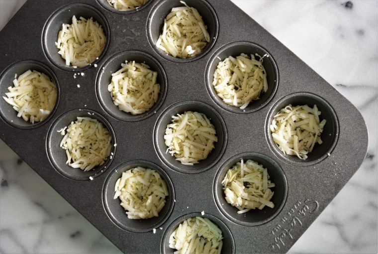 Quick Baked Egg and Hash brown Breakfast Cups by Bunny Baubles 5