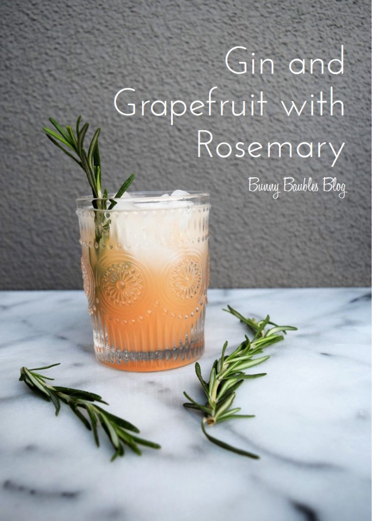 Gin and Grapefruit with Rosemary by Bunny Baubles