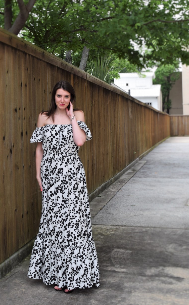 Off the Shoulder Maxi Dress by Bunny Baubles Blog 6