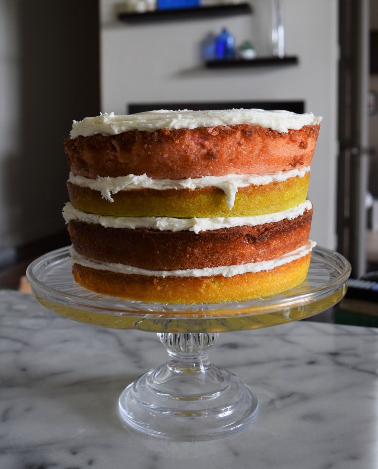 80's Pattern Cake by Bunny Baubles Blog 1