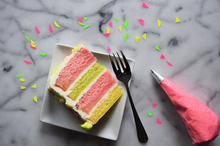 80's Pattern Cake by Bunny Baubles Blog 10