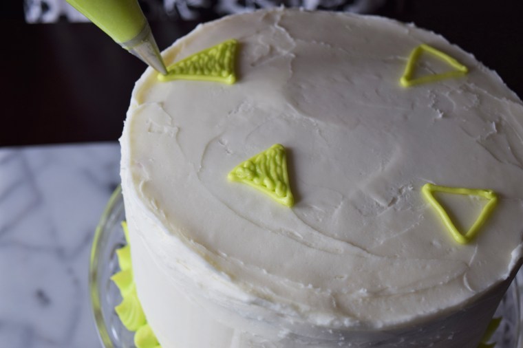 80's Pattern Cake by Bunny Baubles Blog 3