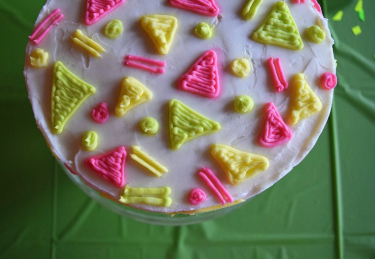 80's Pattern Cake by Bunny Baubles Blog 6