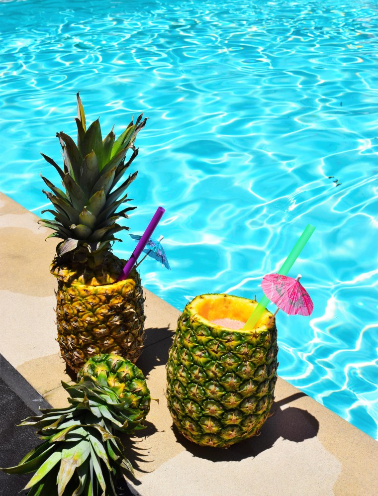 DIY Daiquiris in Pineapple Cups by Bunny Baubles 7