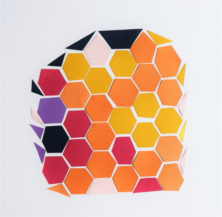 DIY Geometric Pineapple Art 4