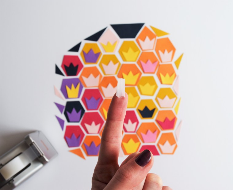 DIY Geometric Pineapple Art 7